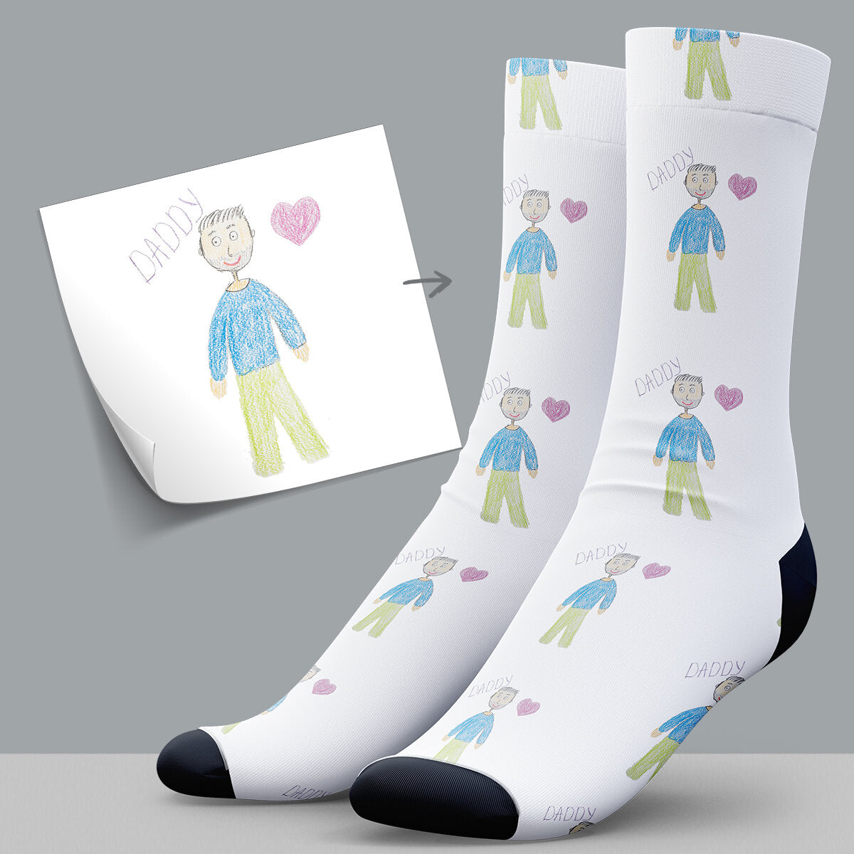 POC Personalised Drawing Socks