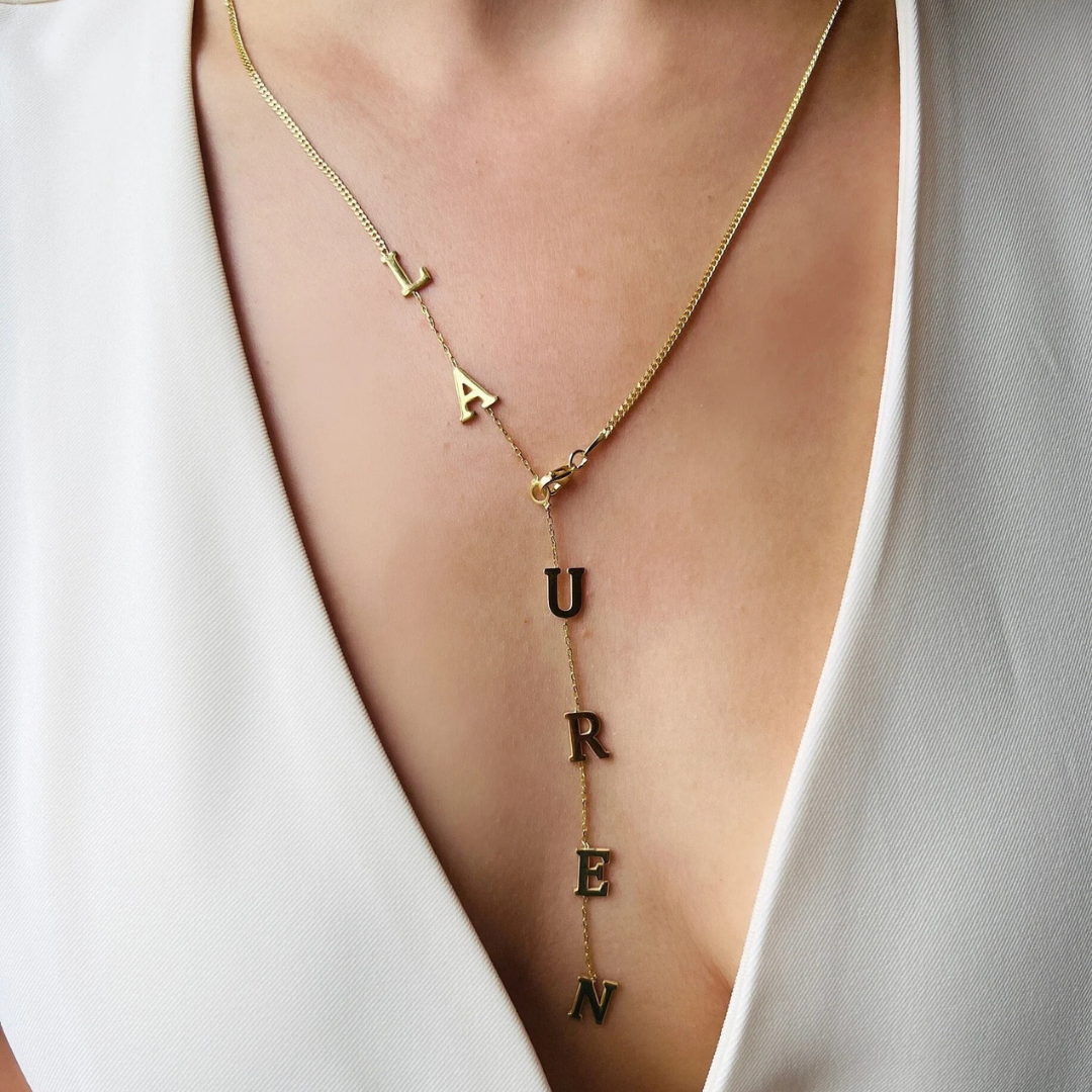 Lariat Name Necklace