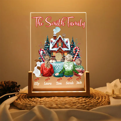 Personalized Christmas Family Acrylic Plaque