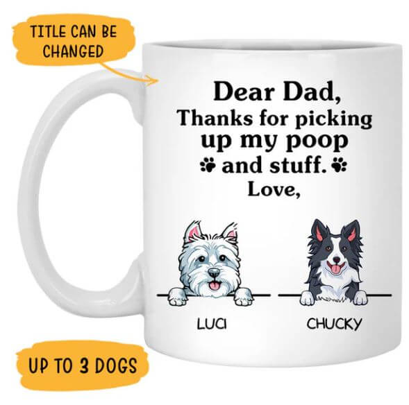 Customize Dog Humor Mug