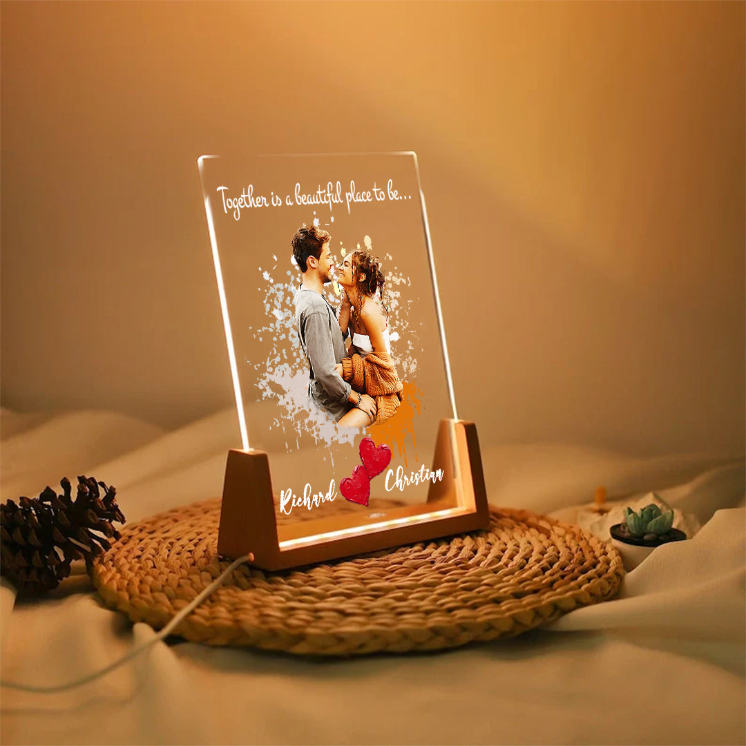 Together is a beautiful place to be- Acrylic Plaque