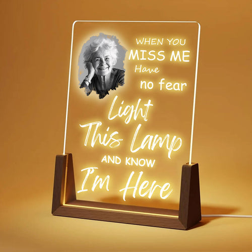 Personalize Forever Missed LED Acrylic Plaque