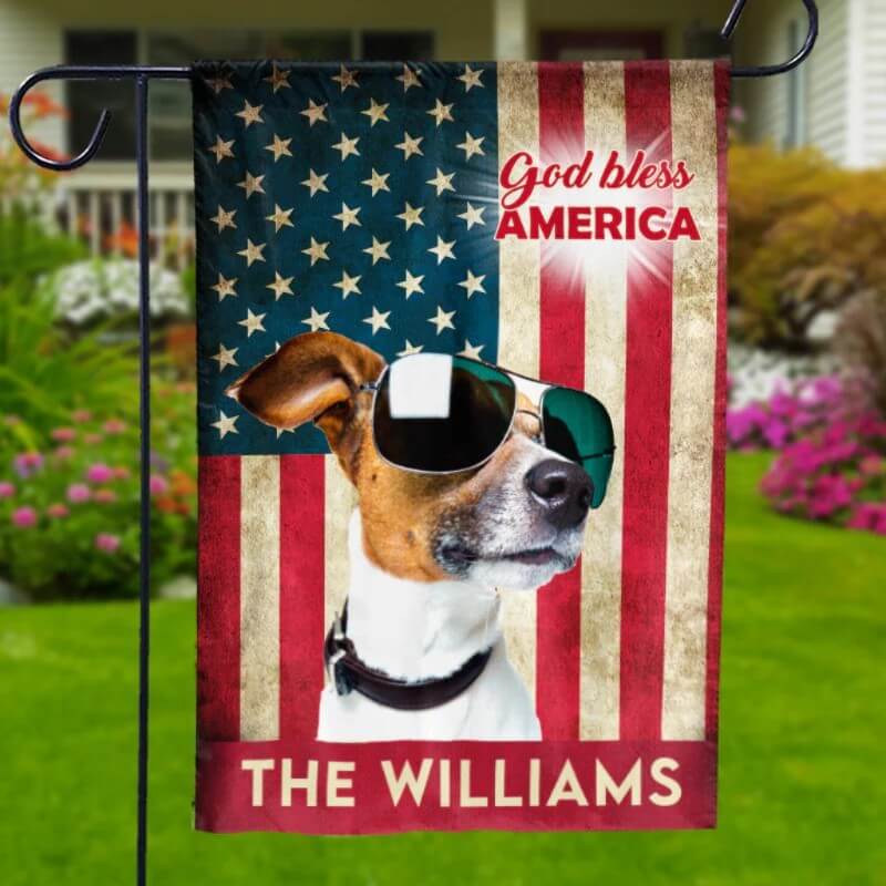 Personalize Pet Door Flag