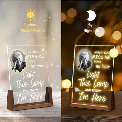 Personalize Forever Missed LED Acrylic Plaque