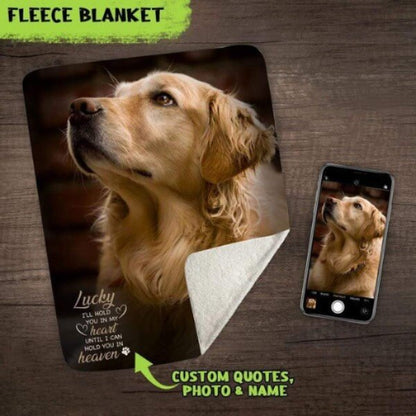 Personalize Pet & Owner Memory Blanket