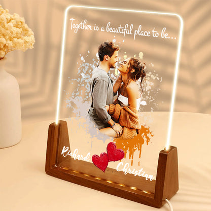 Together is a beautiful place to be- Acrylic Plaque