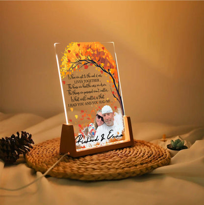 Our Journey Together Couple Acrylic Plaque