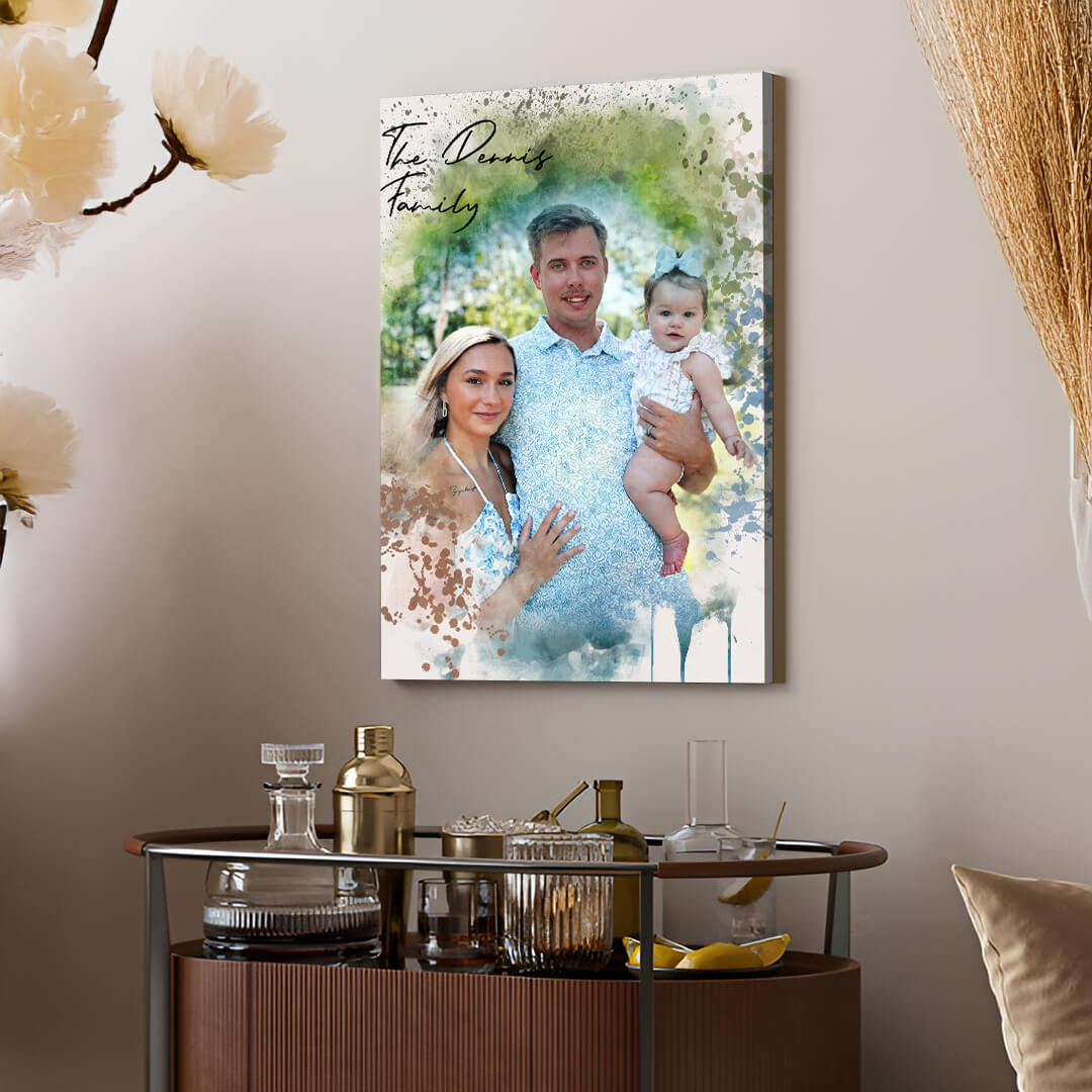 POC Couples Personalized Portrait