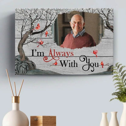 Personalize Loved Ones Memorial Horizontal Canvas