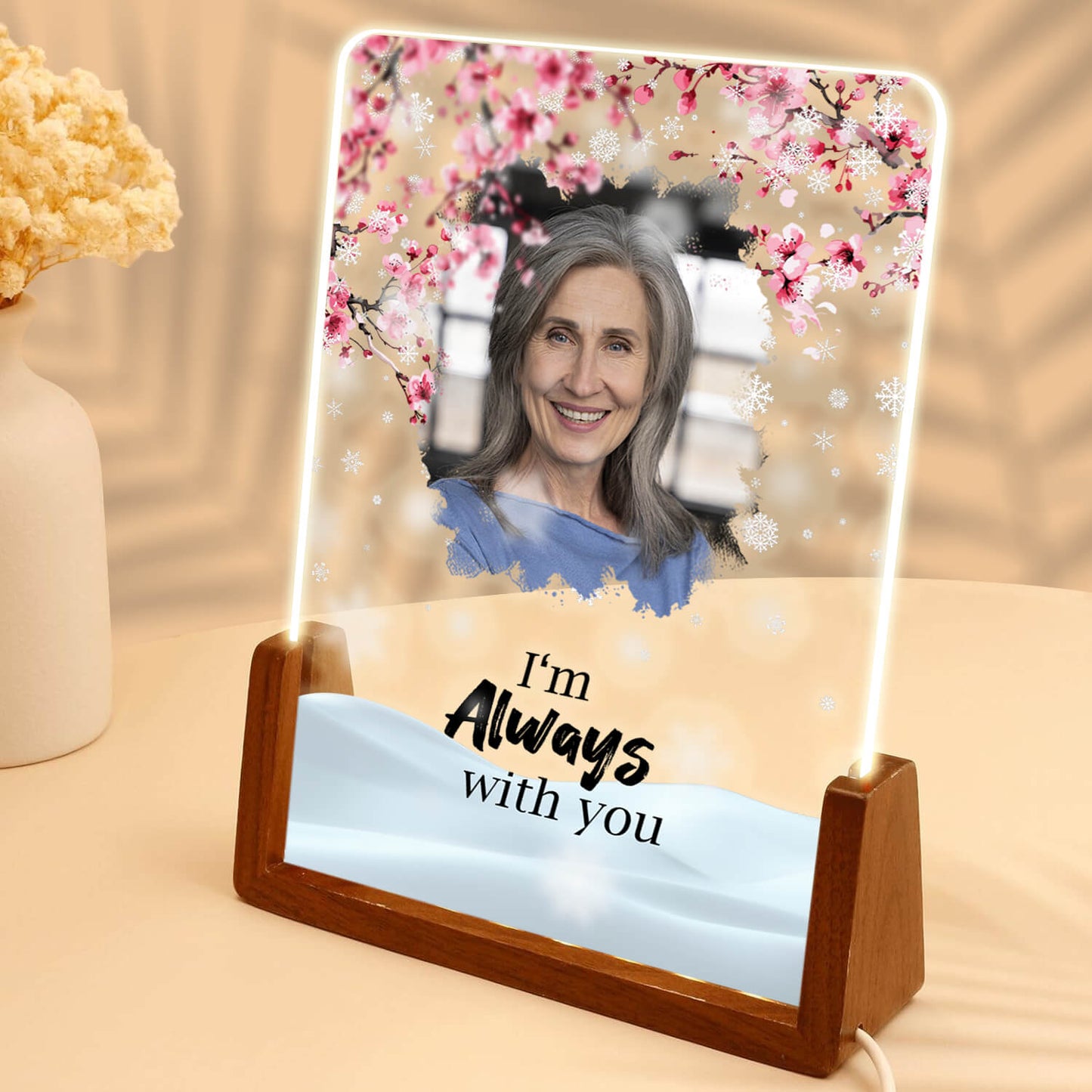 Personalize Eternal Memorial LED Acrylic Plaque