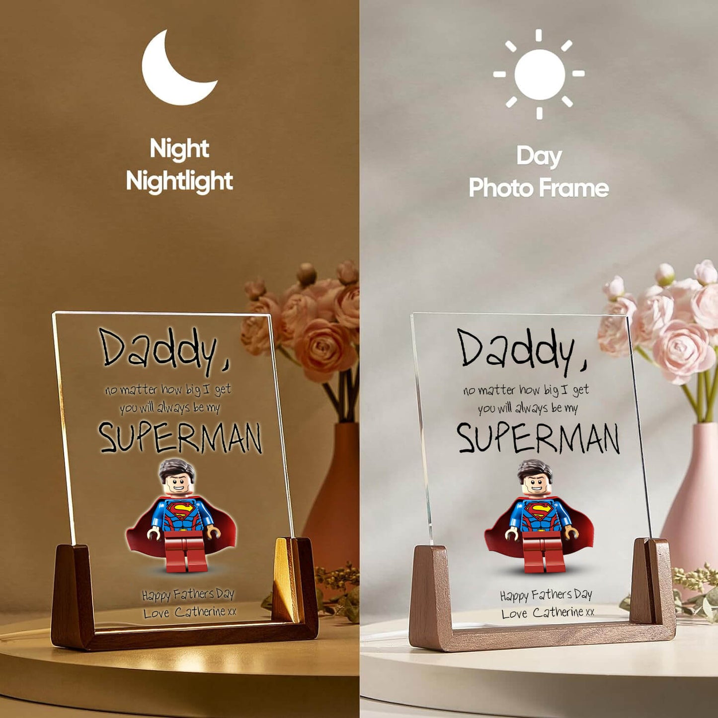 POC Personalised Superhero Acrylic Plaque