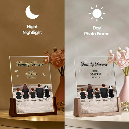 Personalize Family Design LED Light Acrylic Plaque