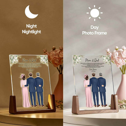 Personalize Wedding Gratitude LED Acrylic Plaque