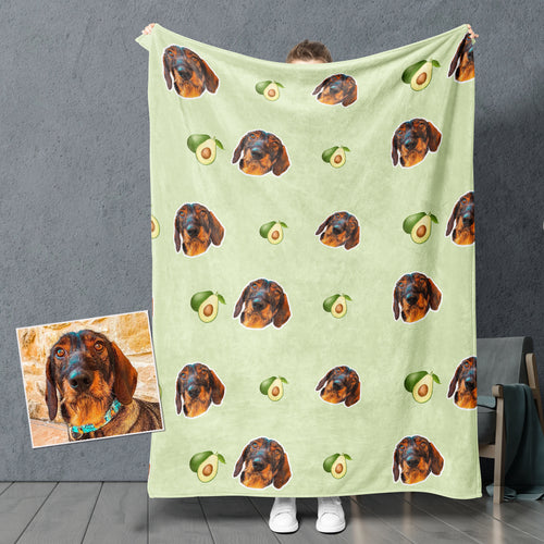 Avocado Custom Pet Fleece Blanket