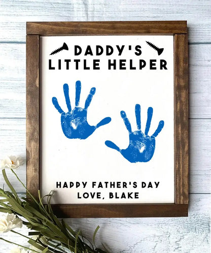 Personalized Handprint Sign