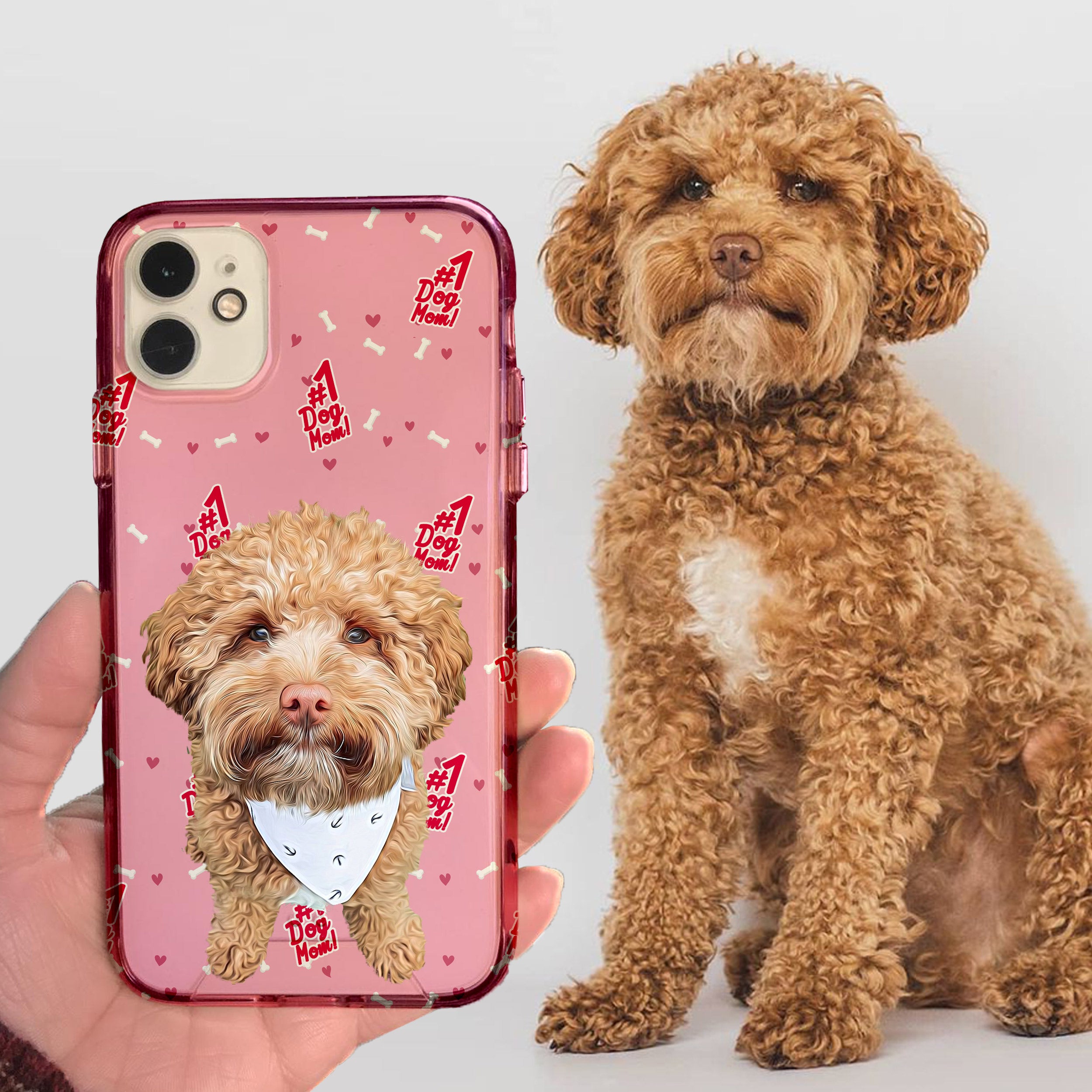 Personalized No.1 Dog Mom Phone Case Pet on Canvas