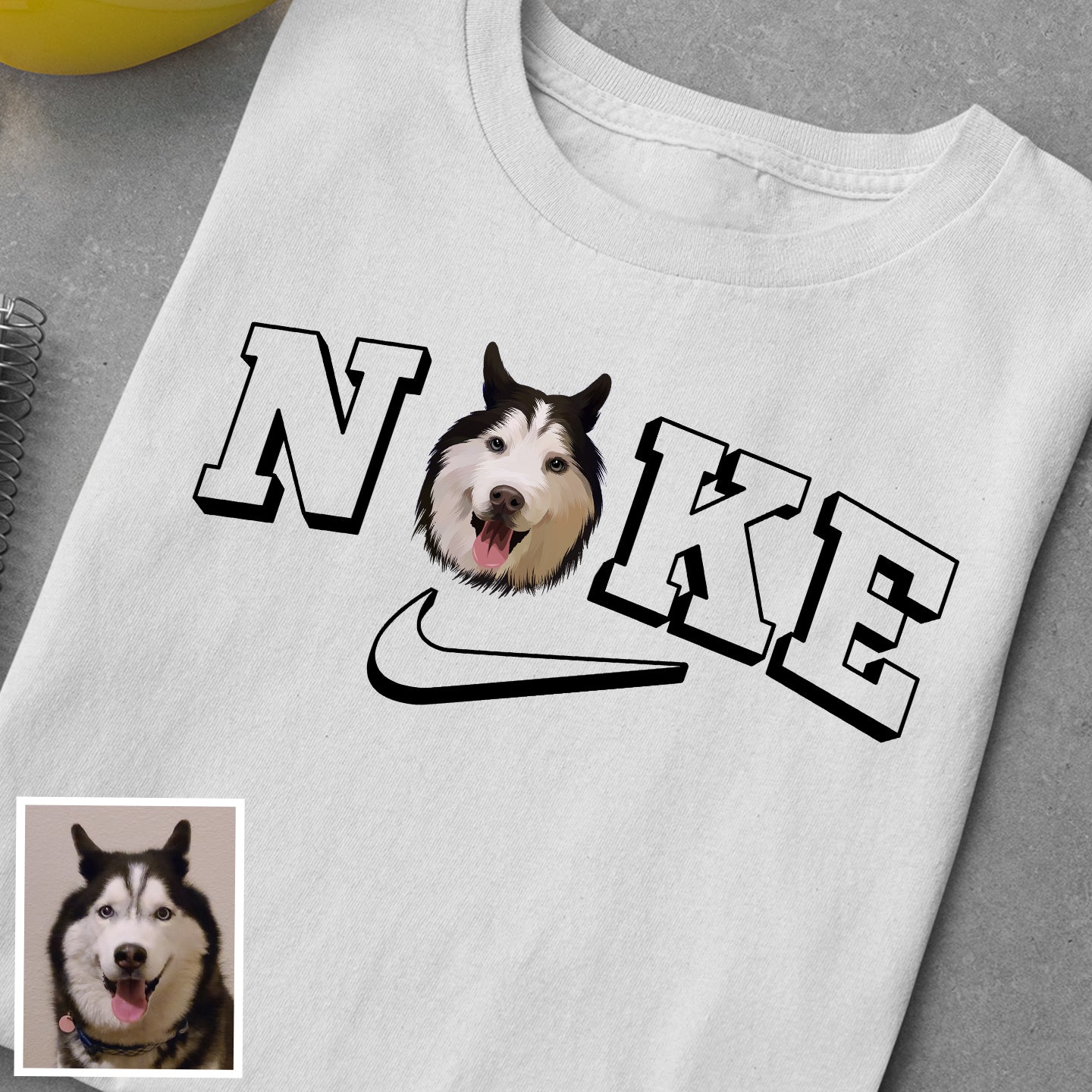 SWOOSH/NKE Pet Face T-Shirt/Sweatshirt