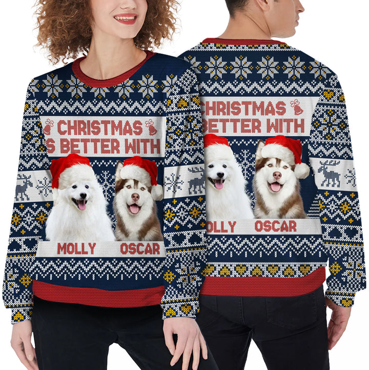 Aangepaste lelijke trui - Kerstmis is beter