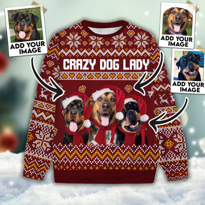 Aangepaste lelijke trui - Crazy Dog Lady