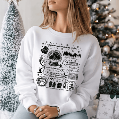 Swiftie Holiday Lyrics Sweatshirt