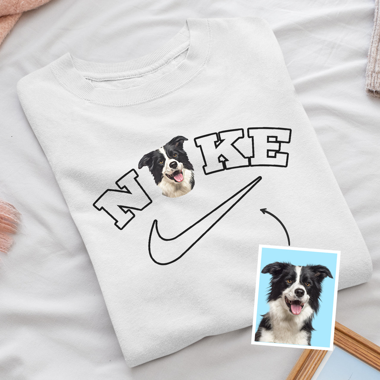 SWOOSH/NKE Pet Face T-Shirt/Sweatshirt