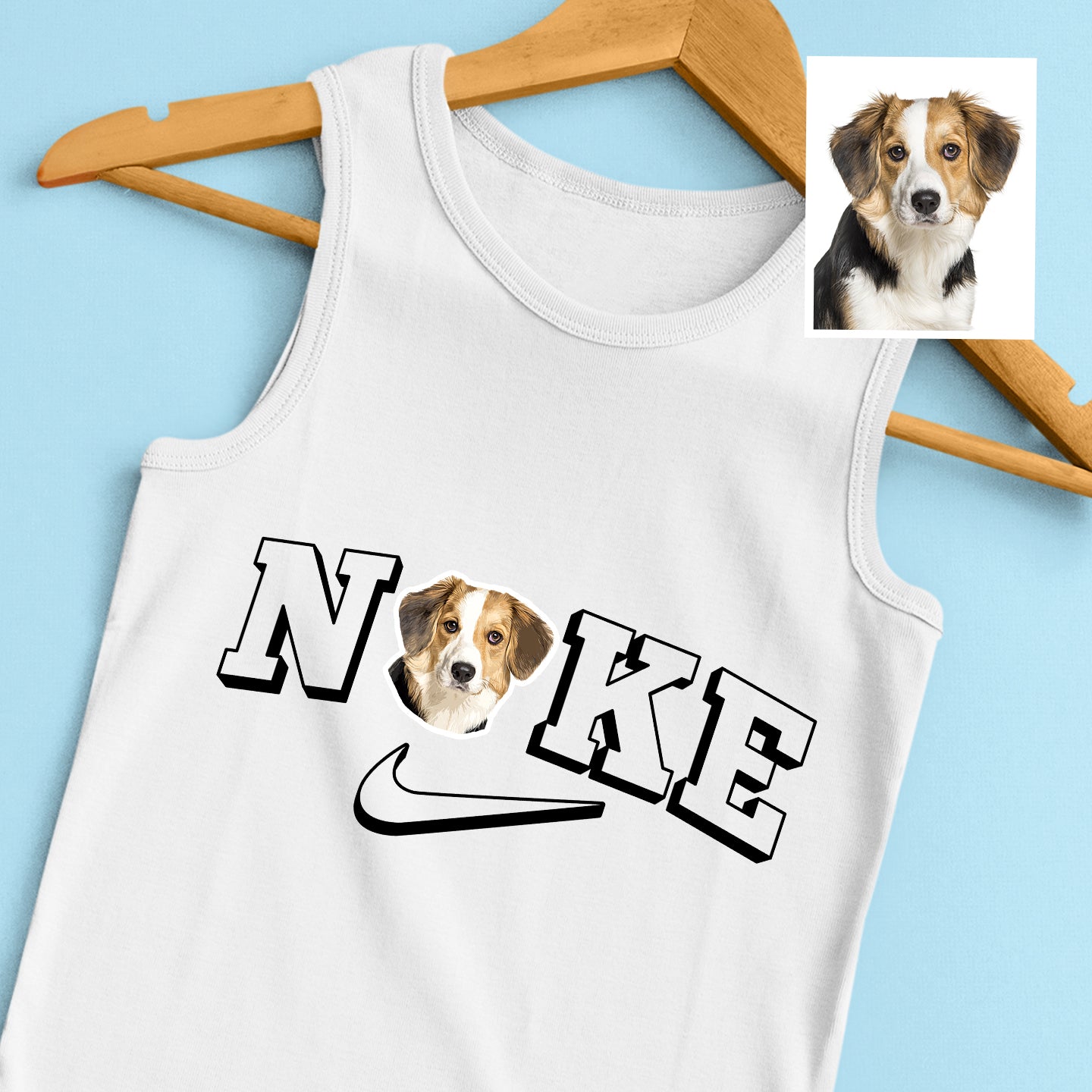 SWOOSH/NKE Pet Face T-Shirt/Sweatshirt