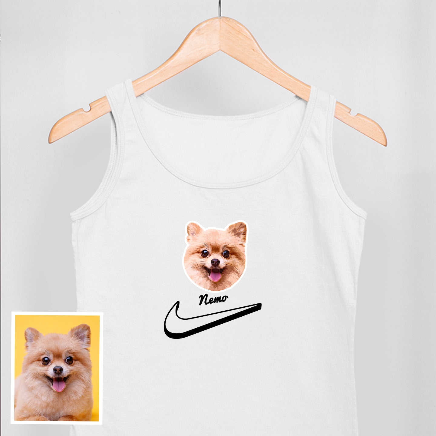 SWOOSH/NKE Pet Face T-Shirt/Sweatshirt