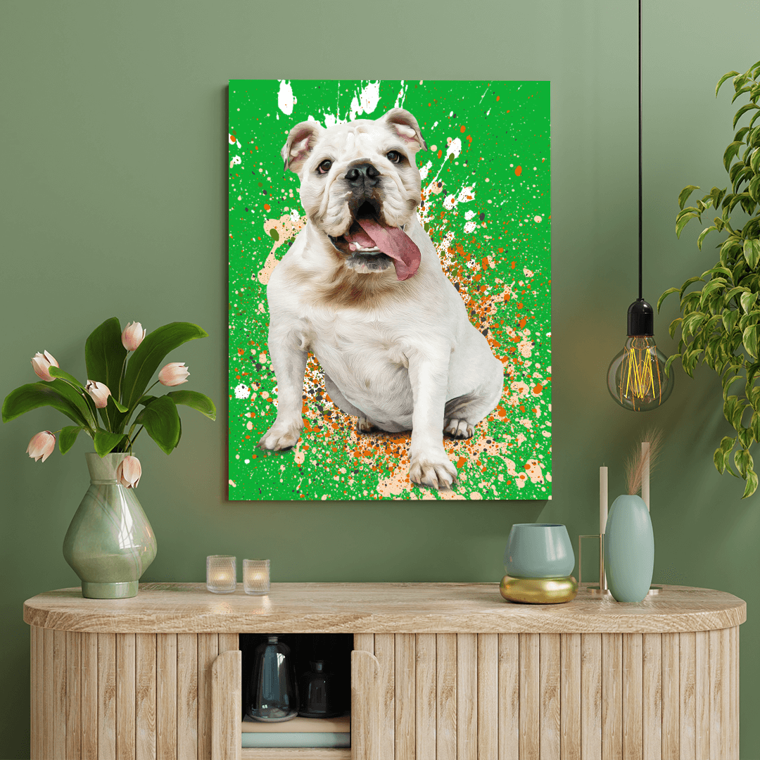 Personalized Pet Art - Splash Style