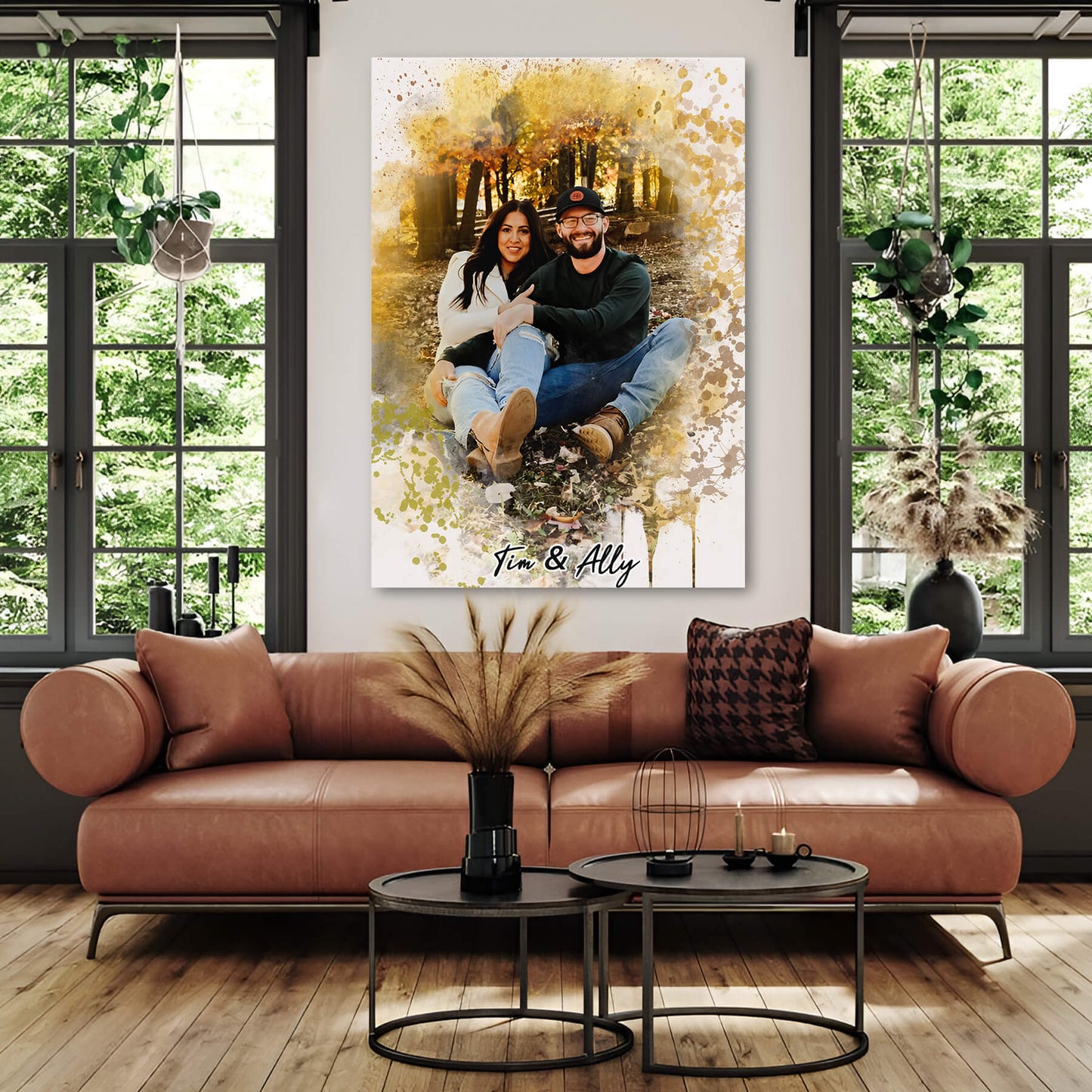 POC Couples Personalized Portrait