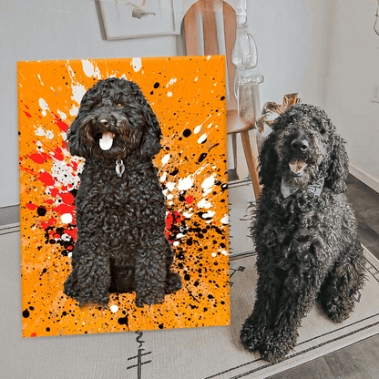 Personalized Pet Art - Splash Style