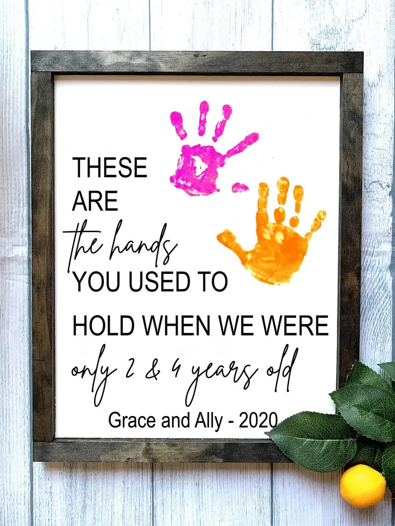 Personalized Handprint Sign