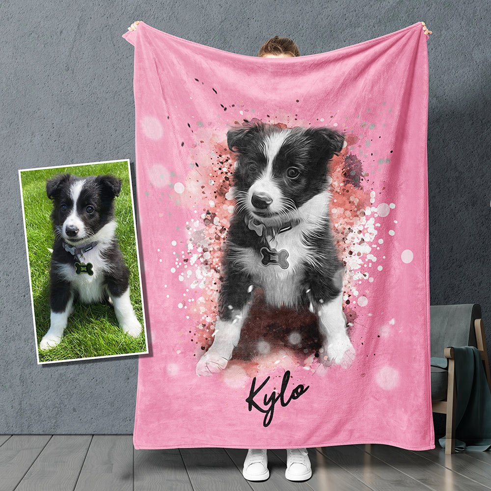 My pet canvas outlet blanket