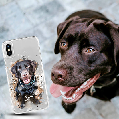 Personalized Pet Art - Phone Case - Pet on Canvas